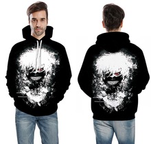 Sudadera con capucha de Anime Tokyo Ghoul Kaneki Ken, abrigo grueso de Cosplay, ropa de disfraz, nueva 2024 - compra barato