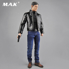 1/6 Scale Male Clothes Set Agent Leather Suit  CEN-M07 Clothes Shoes Gun Model for 12 inches Narrow Shoulder Action Figure Body 2024 - buy cheap