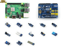 Raspberry Pi 3 Modelo B +, el Kit de desarrollo Pi de tercera generación, placa de expansión ARPI600, varios sensores 2024 - compra barato