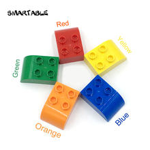 Smartable-piezas de bloques de construcción curvadas para niños, juguetes creativos de baja edad, Compatible con las principales marcas, 20 unids/set 2024 - compra barato