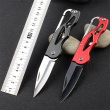 Mini Pocket Knife Folding Fold Key Ring Knife Tactical Hunting Camping Rescue Keychain Peeler Outdoor Survival Tool Drop Ship 2024 - buy cheap