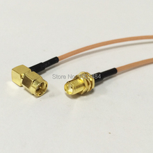 wireless modem cable SMA  Female  Jack  Switch  SMA   Male  Plug  Right  Angle RG316 Cable adapter 15CM/30CM/50CM/100CM 2024 - buy cheap