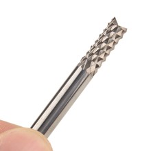 1Pcs 6mmX22mm Carbide End Mill Engraving Bits Tungsten steel for Carbon CNC 2024 - buy cheap