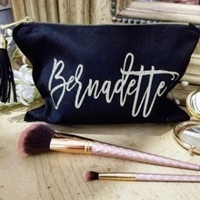 Personalized Bridesmaid Bags Maid of Honor Gift Bag Bridal Party Gift Bag Bride Makeup comestic Bags pouches party gifts 2024 - buy cheap