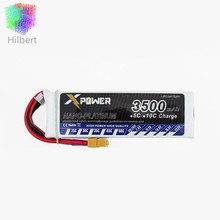 Xpower-batería li-po de litio de 11,1 V, 3500Mah, 3S, 35C, enchufe XT60 para helicóptero teledirigido, Qudcopter, Drone, camión, coche, barco 2024 - compra barato