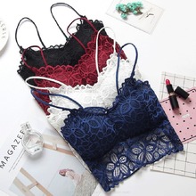 Women Wireless Padded Seamless Sexy Bra Women Lace Bralette Sexy Lingerie Underwear 2024 - buy cheap