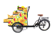 Pedal práctico y asequible/bicicleta móvil eléctrica de frutas, remolque de comida urbana, a la venta 2024 - compra barato