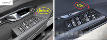 Lapetus Accessories For Range Rover Evoque 2012 - 2018 Inner Car Door Armrest Window Lift Button Panel Molding Cover Kit Trim 2024 - buy cheap
