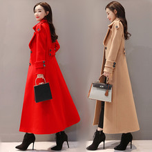 Стильное осеннее и зимнее женское ветровка, Женское пальто, пальто для женщин, длинное ветрозащитное пальто, кардиган для женщин, пальто 2024 - купить недорого