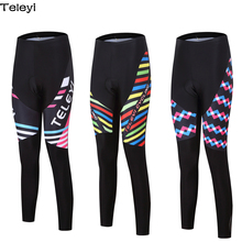 Женские брюки для велоспорта Pro, черные спортивные брюки для велоспорта MTB, гелевые 3D Мягкие женские облегающие брюки, велосипедная длинная одежда, одежда для велоспорта 2024 - купить недорого
