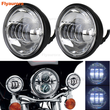 Luces LED antiniebla para motocicleta, iluminación de 4,5 ", 4-1/2 pulgadas, para Electra, Trike, Heritage, Road King, Switchback, Trike 2024 - compra barato