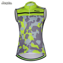 Aogda Quick Dry Sleeveless Bike Cycling Jersey Men Summer Pro Green Mountain Bicycle Clothing cycling Gilet Maillot Ciclismo 2024 - buy cheap