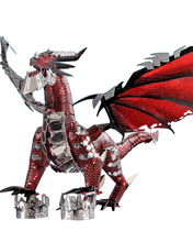 Rompecabezas 3D de Metal para niños y adultos, modelo de rompecabezas de corte láser DIY, dragón negro, juguetes educativos, 2019 piezas 2024 - compra barato