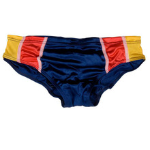 Bikini de cintura baja para hombre, bañadores de retazos de nailon, bañadores deportivos para piscina, pantalones cortos de surf para playa, Verano 2024 - compra barato