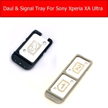 Single & Daul Sim Card Tray For Sony Xperia XA Ultra XAU C5 C6 F3215/16 E5563/33/06 SIM Card Socket Reader Adapter Repair Parts 2024 - buy cheap