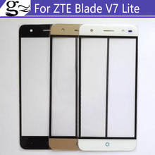 2 pcs Branco/Preto/Ouro Para ZTE Lâmina V7 Lite Frente Outer Lente de Vidro Reparação Tela Sensível Ao Toque Exterior tela de Toque de vidro sem Flex 2024 - compre barato