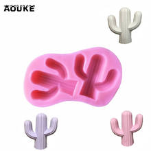 Cactus Shape Fondant Cake Silicone Mold Candy Pastry Chocolate Molds Ice Cube Biscuits Mould Baking Cake Decoration Tools 2024 - buy cheap