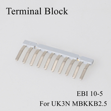 1pc/lot EB1 EBI 10-6 Terminal Block Side Plug Short Connector Electrical Connection Insulation Shorting Bar Strip Bridge For UK 2024 - buy cheap