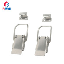 2pcs R301 70mm Stainless Steel Toggle Latch Catch Hasps Spring Loaded Box Buckle 2024 - buy cheap