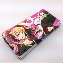 Long style PU wallet with colorful printing of Anime/Game Monokuma/ Danganronpa Kirigiri Kyouko 2024 - buy cheap