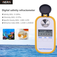 Portable Digital Salinometer Refractometer Salinometer Handheld Digital Refractometer DR202 Water Quality Food Tester 2024 - buy cheap