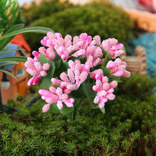 Flor de espuma em miniatura para decoração de casa, jardim de fadas, miniaturas, paisagismo, decoração, acessórios diy 2024 - compre barato