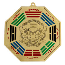 Chinese Feng Shui Decorating Lion Bagua Mirror Taoist Talisman Energy FengShui Tai Chi Home Decoration Ornament 2024 - buy cheap