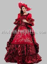 Hot Sale 17 18th Century Marie Antoinette Baroque Rococo A Line Gothic Dress Ball Gown 2024 - buy cheap