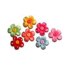 LF 50Pcs Resin Flower 21x21mm Decoration Crafts Flatback Cabochon Embellishments For Scrapbooking Kawaii Cute Diy Accessories 2024 - buy cheap