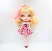 Free Shipping big discount RBL-600 DIY Nude Blyth doll birthday gift for girl 4colour big eye doll with beautiful Hair cute toy 2024 - buy cheap