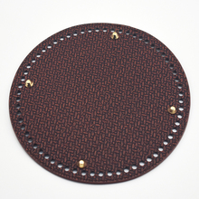 19cm Circle Bottom for Knitting Bag Bottom with Holes Braided PU Leather Accessories for Shoulder Bag Handmade DIY Part KZBT024 2024 - buy cheap