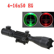 Tactical 4-16X50 EG Professional Red Green Riflescope High Reflex Scope Optics Waterproof with 20MM Rail Mounts Hunting 2024 - buy cheap