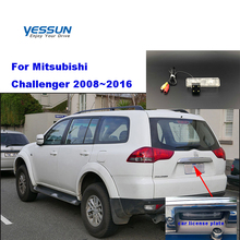 Yessun камера номерного знака для Mitsubishi Challenger 2008 ~ 2016 камера помощи при парковке 2024 - купить недорого