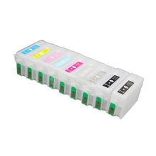 Cartuchos recargables T7601 para impresora Epson P600 suracolor P600, con chips de reinicio automático, T7601-T7609, 2 juegos de 9 Uds. 2024 - compra barato