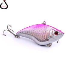 17G/7.5CM New Vib Crankbait Lifelike Fishing Lure High Quality Fishing Bait Slow Sinking Hard Fish Wobbler Pesca WS-55 2024 - buy cheap