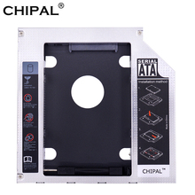 CHIPAL Aluminum Universal 2nd HDD Caddy 12.7mm SATA 3.0 for 2.5" 2TB SSD Case Hard Disk Drive Enclosure for Laptop CD DVD ROM 2024 - buy cheap