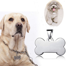 dhl free shipping pet tag stianless steel dog name tag 200pcs/lot pet id tag stianless steel bone shape dog cat tags 2024 - buy cheap