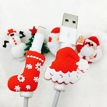 Capa protetora de cabo carregador usb, estilo natal, fone de ouvido, fio, capa protetora de linha de dados para iphone/samsung/huawei 2024 - compre barato