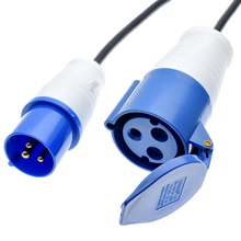 IEC309 316P6 to 332C6 Extension cords,make the 316C6 to be 332C6 16 Amps, 250V 2024 - buy cheap