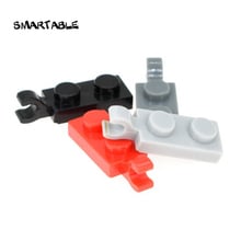 Smartable-placa especial 1x2 con Clip, bloques de construcción horizontales, piezas MOC, juguetes para niños, Compatible con 63868, 80 unids/lote 2024 - compra barato