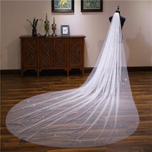 2019 Fashion 4 Meters Width 1.8 M White 1 Layer With Comb Wedding Veil Bridal Veil Bridal Accessories 2024 - buy cheap