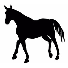 Horse Stickers Animal Stickers For Cars Home Decoration Wall Art Vinyl Living Room Bedroom Decals Laptop Computer Car Sticker 2024 - buy cheap