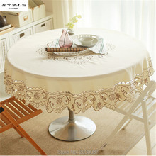 XYZLS Europe Style Embroidery Floral Table Cloth Polyester Round Square Tablecloth for Home Wedding Party Banquet use 2024 - buy cheap