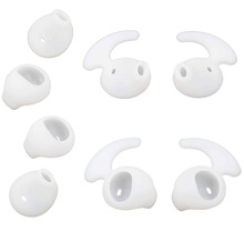 4 Pair White Anti-Slip Silicone Replacement Ear Tips for Galaxy S7edge S7 S6edge, Samsung Level U EO-BG920 Bluetooth Earphone 2024 - buy cheap