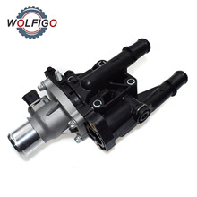 Wolfigo-termostato do motor para chevrolet, sonic, cruze, fiat, opel, astra, vauxhall insignia 25192228, 55575048, 55579951 2024 - compre barato