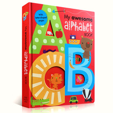 Livro do alfabeto blocos de crianças aprendendo a aprender a palavra educacional livro com letra em formato de 56 páginas 2024 - compre barato