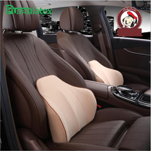 PurenLatex-cojín ortopédico 3D de espuma viscoelástica para asiento de conducción de coche, almohada de apoyo Lumbar para la cintura, respaldo para conductor 2024 - compra barato