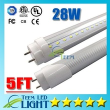 X100 CE UL 5ft 1.5m T8 28W Led Tube Light 2800lm 85-265V Led lighting Best Replace Fluorescent Tubes Lamp + Warranty 3 Years 2024 - buy cheap