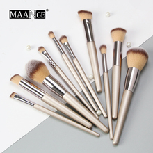 MAANGE 10Pcs/set Makeup Brushes Set Foundation Powder Blush Eyeshadow Kabuki  Eyeliner Lip Blending Make Up Brush Beauty Tool 2024 - buy cheap