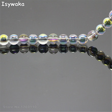 Isywaka Hot Light Green Color 80pcs 8mm Round Smooth Glass Beads Loose Spacer Bead for DIY Jewelry Making Austria Crystal Beads 2024 - купить недорого